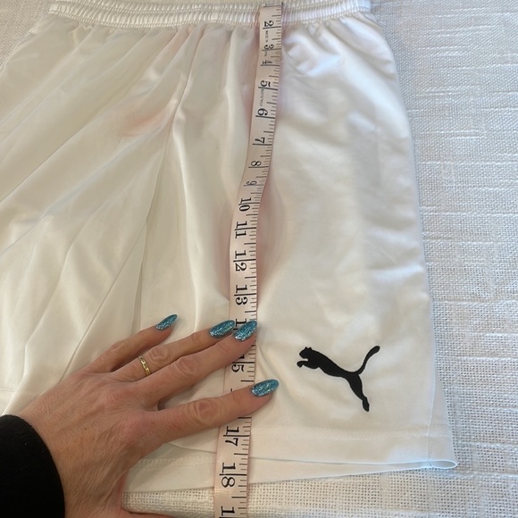 Puma youth XL white athletic basketball shorts without inner liner slip new - Picture 8 of 9